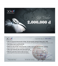 “Tặng voucher thanh toán 2.000.000 VNĐ” trong tháng 11 năm 2013 cho các Fan của Facebook Showroom kim cương DIC – Ân Minh